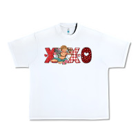 White xoxo cupid Urban Heavy Tee - RanaPortraitStore