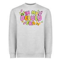 Heather Grey in my delulu era Heavyweight Sweatshirt - MaliasSmallBusiness