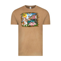 Vintage Camel Easter Farm Bunny And Pig Vintage Tee - RanaPortraitStore