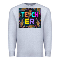 Heather Grey Teacher Day Premium Sweatshirt - LillyAllenDesigns