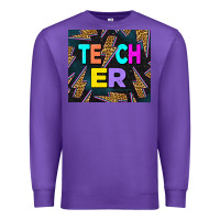 Purple Teacher Day Premium Sweatshirt - LillyAllenDesigns