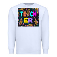 White Teacher Day Premium Sweatshirt - LillyAllenDesigns
