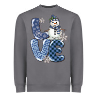 Storm love snowman Heavyweight Sweatshirt - MaliasSmallBusiness