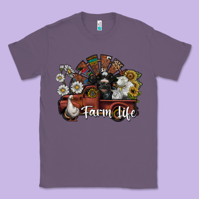 Farm Life Classic Tee Designed By Sublimationcraftshop