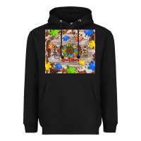Black autism mom Heavyweight Hoodie - BarkalooDesign