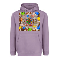 Lavender autism mom Heavyweight Hoodie - BarkalooDesign