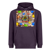 Plum autism mom Heavyweight Hoodie - BarkalooDesign