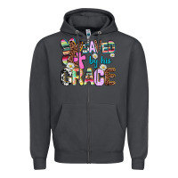 Smoke saved by his grace Zipper Hoodie - AdoDesignShop