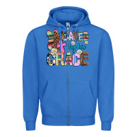 True Royal saved by his grace Zipper Hoodie - AdoDesignShop