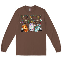 Chestnut here for the boos Long Sleeve Tee - CowhideDigitalArt