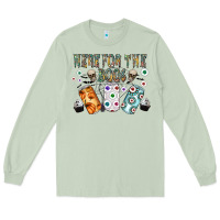 Matcha here for the boos Long Sleeve Tee - CowhideDigitalArt
