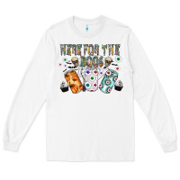 White here for the boos Long Sleeve Tee - CowhideDigitalArt
