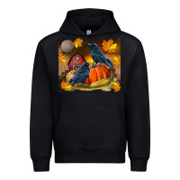 Black Fall Crow Urban Hoodie - LillyAllenDesigns