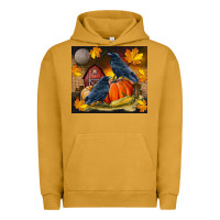 Pigment Peanut Butter Fall Crow Urban Hoodie - LillyAllenDesigns