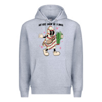Heather Grey out here lookin like a snack Premium Hoodie - MaliasSmallBusiness