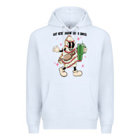White out here lookin like a snack Premium Hoodie - MaliasSmallBusiness