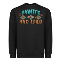 Black wanted and wild Heavyweight Sweatshirt - MaliasSmallBusiness