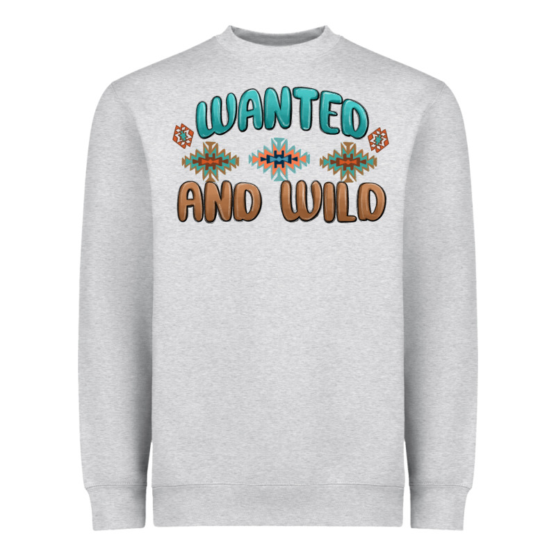 Wanted And Wild Heavyweight Sweatshirt by MaliasSmallBusiness | Teevron