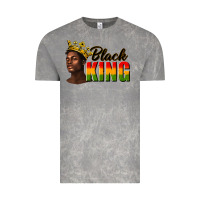 Cloud Rock afro man black king Vintage Tee - texasbilliewilder