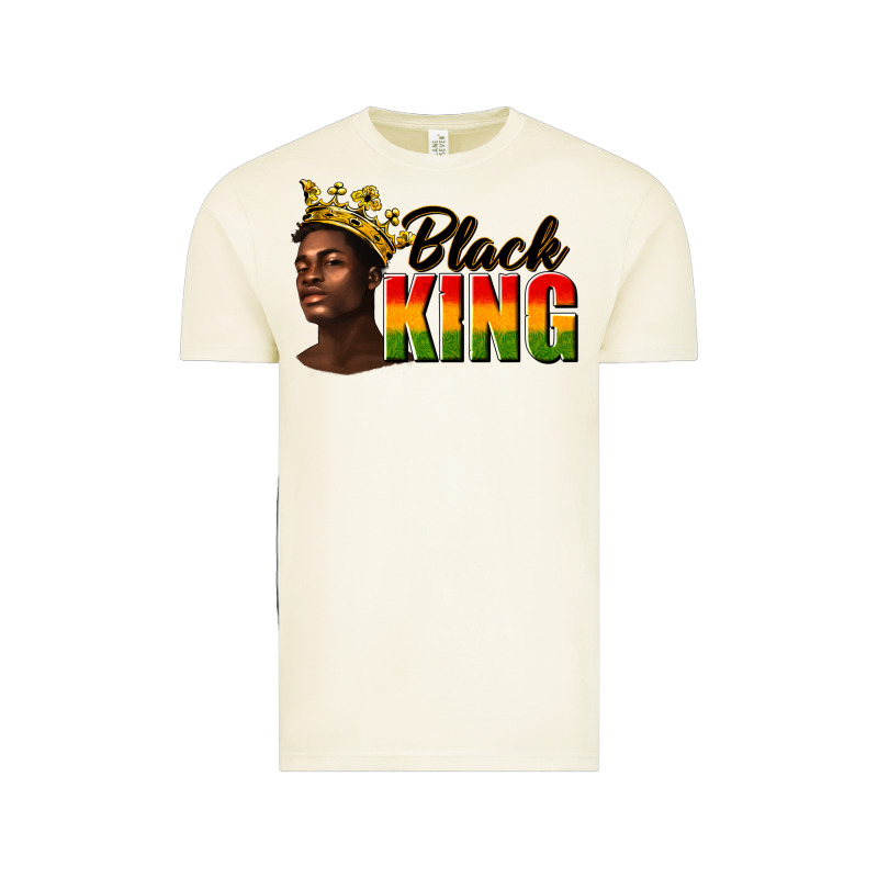 Afro Man Black King Vintage Tee by texasbilliewilder | Teevron