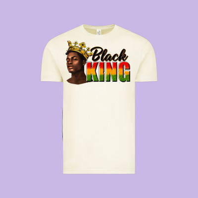 Vintage Tee afro man black king