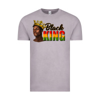 Vintage Zinc afro man black king Vintage Tee - texasbilliewilder