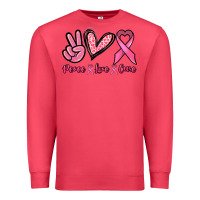Cardinal Peace love cure Premium Sweatshirt - NancyCooperArtShop
