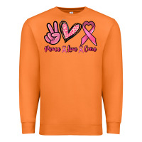 Carrot Peace love cure Premium Sweatshirt - NancyCooperArtShop