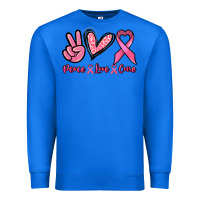 True Royal Peace love cure Premium Sweatshirt - NancyCooperArtShop