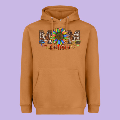 Autism Mom Heavyweight Hoodie Designed By Barkaloodesign