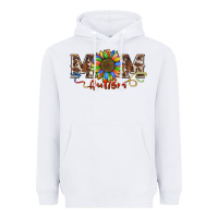 White autism mom Heavyweight Hoodie - BarkalooDesign