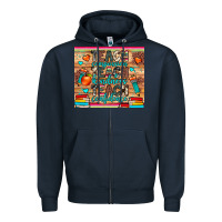 Navy teach compassion kindness confidence Zipper Hoodie - JahusDesignShop