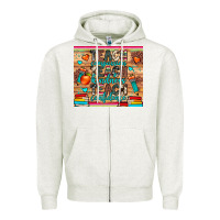 Oatmeal Heather teach compassion kindness confidence Zipper Hoodie - JahusDesignShop