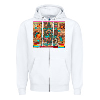 White teach compassion kindness confidence Zipper Hoodie - JahusDesignShop