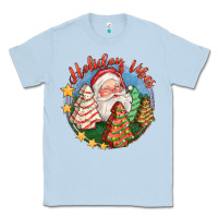 Dusty Blue holiday vibes Classic Tee - FaDigitalArtStudio