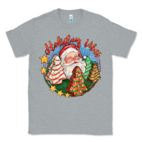 Heather Grey holiday vibes Classic Tee - FaDigitalArtStudio