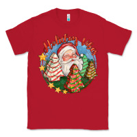 Red holiday vibes Classic Tee - FaDigitalArtStudio