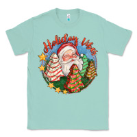 Seafoam holiday vibes Classic Tee - FaDigitalArtStudio