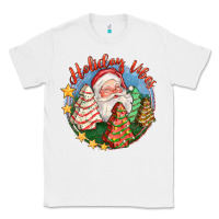 White holiday vibes Classic Tee - FaDigitalArtStudio