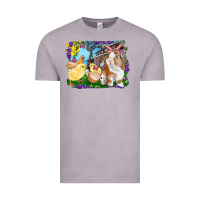Vintage Zinc Easter Farm Chicks And Bunny Vintage Tee - RanaPortraitStore