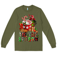 Army Green tis the season Long Sleeve Tee - FaDigitalArtStudio