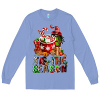 Colony Blue tis the season Long Sleeve Tee - FaDigitalArtStudio