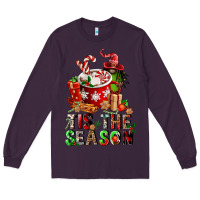 Plum tis the season Long Sleeve Tee - FaDigitalArtStudio