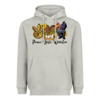 Moon Dust peace love rooster Heavyweight Hoodie - LillyAllenDesigns
