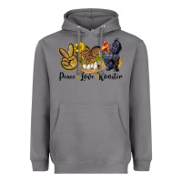 Storm peace love rooster Heavyweight Hoodie - LillyAllenDesigns