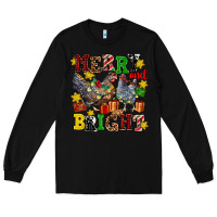 Black chicken merry and bright Long Sleeve Tee - AdoDesignShop