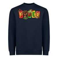 Navy power juneteenth Heavyweight Sweatshirt - MaliasSmallBusiness
