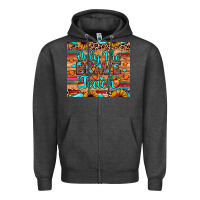 Charcoal Heather only the brave teach Zipper Hoodie - JahusDesignShop
