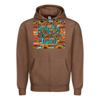 Chestnut only the brave teach Zipper Hoodie - JahusDesignShop