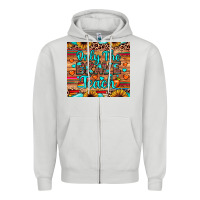 Dove Grey only the brave teach Zipper Hoodie - JahusDesignShop